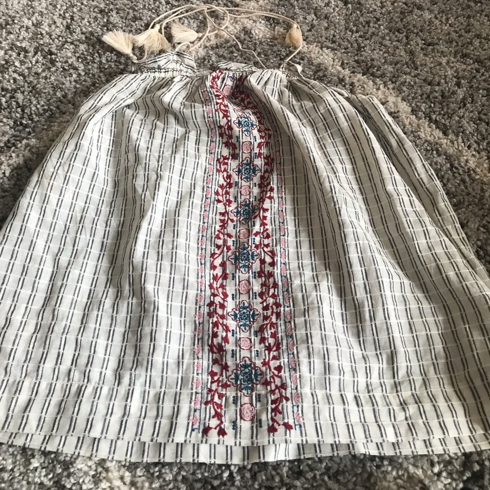 NWT- Tank with thin strap ties- Medium